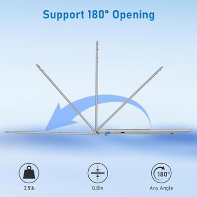 FUNYET 14 Inch Gaming Laptop, Laptop Computer 2025 Windows 11 Pro, 16GB RAM 1TB SSD, Intel 11th Gen N5095 Processor(up to 2.9 GHz), FHD 1920 x 1080 - Image 4
