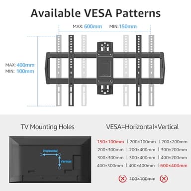 MOUNTUP Full Motion TV Wall Mount with 30” Extension & Tilt & Swivel for Most 42-75 Inch TVs, Long Arm TV Mount Corner Bracket Articulating Arm Mount, Max VESA 600x400mm and Up to 99 lbs, MU0057-L - Image 2