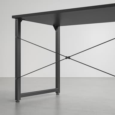 Cubiker Computer Desk, 32 inch Small Home Office Desk for Small Spaces, Modern Simple Style for Home, Office, Classic Black - Image 5