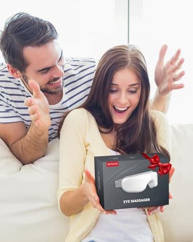 Comfytemp Eye Massager with Heat, Birthday Gifts for Mom Wife Women Men Dad, FSA HSA Eligible Smart Heated Mask Massager with Music for Migraine, Eyes Fatigue, Puffiness, and Dryness Relief - Image 7