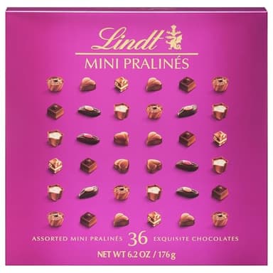 Lindt Mini Pralines, Assorted Chocolate Pralines with Premium Filling, Perfect for Mother’s Day Gifting, 6.2 oz Box - Image 6
