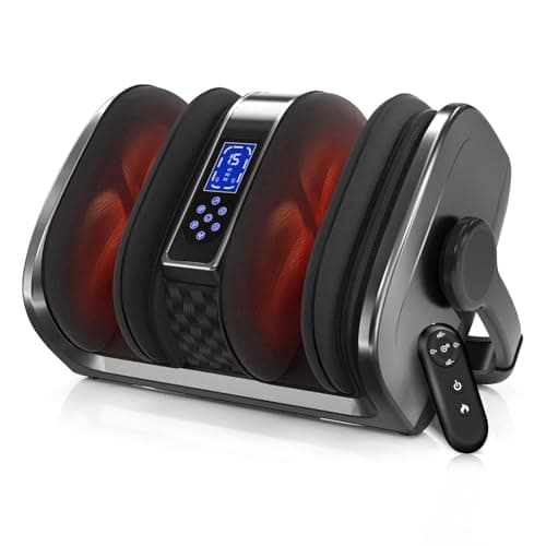 TISSCARE Foot Massager with Heat: Shiatsu Foot Massager for Plantar Fasciitis,Neuropathy, Circulation and Pain Relief for Foot Calf Gifts for Women and Men - Image 1