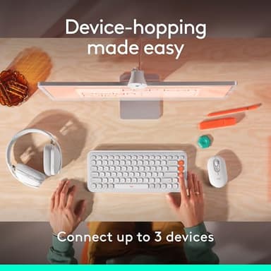 Logitech POP Mouse, Wireless Mouse with Customizable Emojis, SilentTouch Technology, Precision/Speed Scroll, Compact Design, Bluetooth, Multi-Device, OS Compatible - Graphite - Image 8