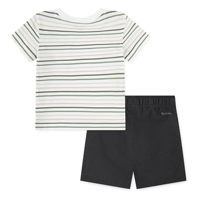Hurley Soft Basic Cloud Slub T-Shirt and Shorts 2-Piece Outfit Set - Image 2