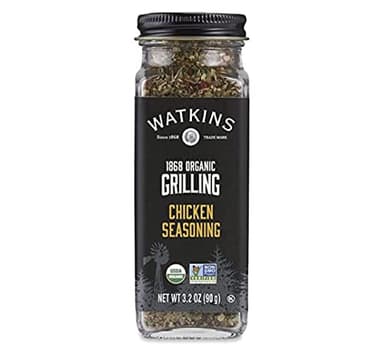 Watkins Organic Grilling Chicken Seasoning, Non-GMO, Kosher, 3.2 Oz, 1-Pack - Image 1