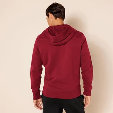 Amazon Essentials Men's Full-Zip Fleece Hoodie (Available in Big & Tall), Red, X-Large - Image 3