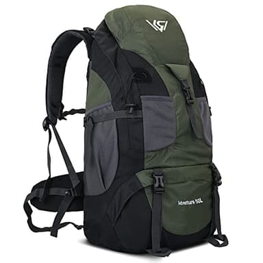 RuRu monkey 50L Hiking Backpack, Lightweight Camping Backpack for Travel Outdoor, Hiking Bag for Men & Women - Image 1