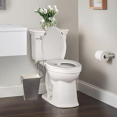 Clirass Elongated Bidet Toilet Seat with Quiet-Close, Non-Electric Bidet Mode with Dual Nozzles, Fit Elongated Toilet Seat, Adjustable Water Pressure with Brass inlet - Image 9