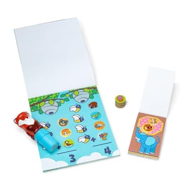Melissa & Doug Sticker Wow!™ Fox Bundle: 24-Page Activity Book, Refillable Sticker Stamper, Mini Pad, 500 Stickers, Arts and Crafts for Kids Ages 3+ - Image 3