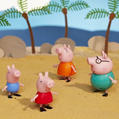 Peppa Pig Peppa Visits Australia Campervan Vehicle Preschool Toy with Rolling Wheels; Includes 8 Figures, 4 Accessories, for Ages 3 and Up (Amazon Exclusive) - Image 12