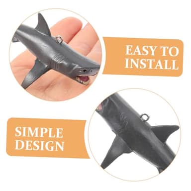 TOGEVAL 1Set Floating Decoration for Fish Tanks Rope Aesthetic Aquarium Ornament PVC Animal Figurine for Fish Tank Landscaping - Image 4