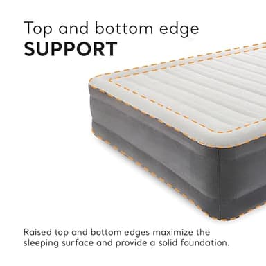 Intex 18" Inflatable King Air Mattress, Elevated Premium Comfort with Built-in Pump, Self-Inflating Portable Blow-Up Airbed for Guest Bed or Camping - Image 6