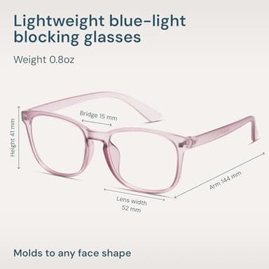 Gaoye Blue Light Glasses for Computer & Gaming - Anti UV Ray Lenses, Scratch-Resistant & Comfort Fit - Image 4