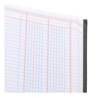 Wilson Jones Hardbound Accounting Journal, 9.25 x 7 Inches, 2 Columns, 80 Pages, 30 Lines per Page, Black (W74102A) - Image 4