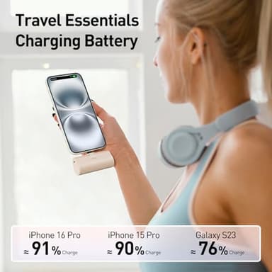 iWALK Portable Charger for iPhone 17/16/15 USB-C Small Power Bank 20W 4,500mAh Fast Charging Battery Pack Compatible with iPhone 15/16/17 Plus/17 Pro/17 Pro Max, Samsung Galaxy S25/S24/S23 Android - Image 5