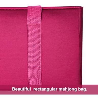 ZGME American Mahjong Set,166 White Tiles with Red Bag and Accessories,4 All-in-One Mahjong Racks with Pushers,Complete Western Mahjong Set - Image 5