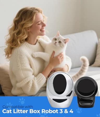 120 Pack Litter Box Robot 3 4 Waste Bags, Self Cleaning Cat Litter Box Robot Waste Liner Bags Replacement, Heavy Duty 9-11 Gallons of Capacity - Image 6