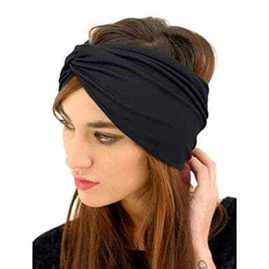 Jesries 10 PCS Women Headbands African Wide Hair Wrap Extra Turban Head Bands for Lady Large Sport Workout Stretch Non-slip Big Hair Bands - Image 5