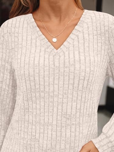 AUTOMET Womens V Neck Long Sleeve Shirt Fall Fashion Tops Tunic Dressy Casual Sweater Clothes Cute Trendy Work Outfits 2026 - Image 4