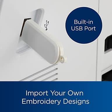 Brother SE700 Sewing and Embroidery Machine, Wireless LAN Connected, 135 Built-in Designs, 103 Built-in Stitches, Computerized, 4" x 4" Hoop Area, 3.7" Touchscreen Display, 8 Included Feet, White - Image 11