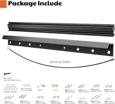 AENTGIU Studless TV Wall Mount, Heavy Duty Drywall TV Bracket Hanger for 26-55 inch Flat Screen TVs, No Stud, NO Drill, No Anchors, Easy Install with All Hardware Included - Image 5