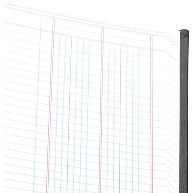 Wilson Jones Hardbound Accounting Journal, 9.25 x 7 Inches, 2 Columns, 80 Pages, 30 Lines per Page, Black (W74102A) - Image 7