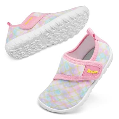 Racqua Baby Water Shoes Barefoot Quick Dry Beach Swim Pool Shoes Aqua Sport Boating Surfing Lightweight Shoes Infant Girls Mermaid 12-18Months - Image 2