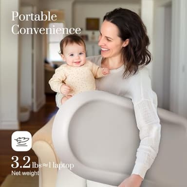 Wipe-Clean Changing Pad, Waterproof & Wipeable, Soft & Non-Slip Diaper Adjustable Safety Belt, Changing Pad for Dresser, Changing Table - Image 6