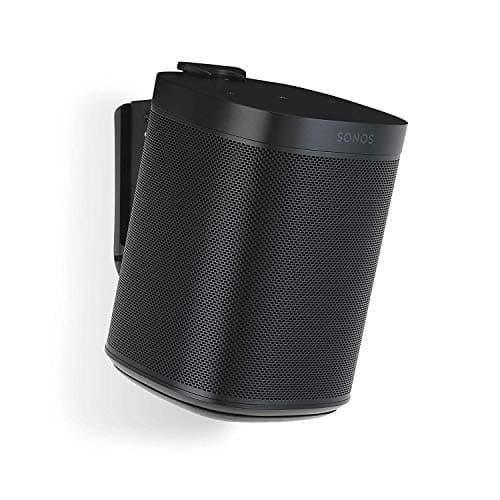 Flexson Wall Mount for SONOS One (Single, Black) - Image 1
