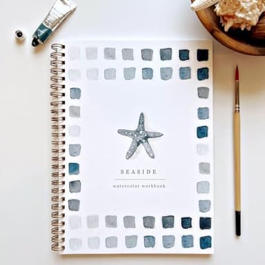 Ugalqan Watercolor Workbook, Lex Watercolor Workbook, Beginner-Friendly Birds Watercolor Workbooks, 12 Colors Watercolor Paint Set with Paint Brush - Image 2