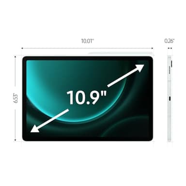 Samsung Galaxy Tab S9 FE 10.9” 256GB WiFi Android Tablet, Large Display, Long Battery Life, Powerful Processor, S Pen, 8MP Camera, Lightweight Durable Design, Expandable Storage, US Version,2023,Mint - Image 2