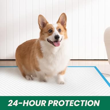 100 Count Large Dog & Cat Puppy Pee Pads - 28"x30" Absorbent Potty Training Pads | Leakproof Quick-Dry Disposable Pet Pads for Puppies, Dogs & Cats | Indoor, Outdoor, Litter Box, Housebreaking Use - Image 7