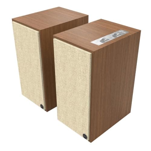 Klipsch The Sevens Heritage Inspired (Pair) Powered Speakers - Walnut - Image 1