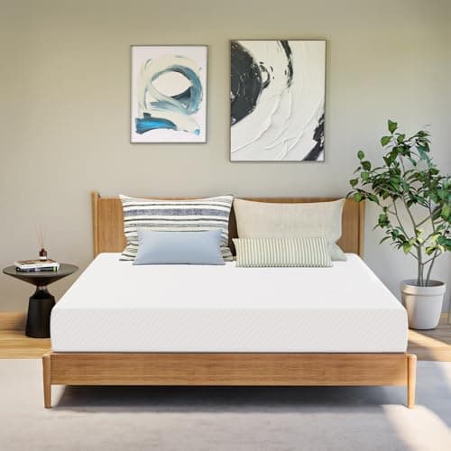 GAESTE 10 Inch King Cooling Gel Memory Foam Medium Firm Mattress Breathable Pressure Relief CertiPUR-US Certified Foam, Mattress-in-a-Box for Kids and Adults No Fiberglass (King, 10 in) - Image 1