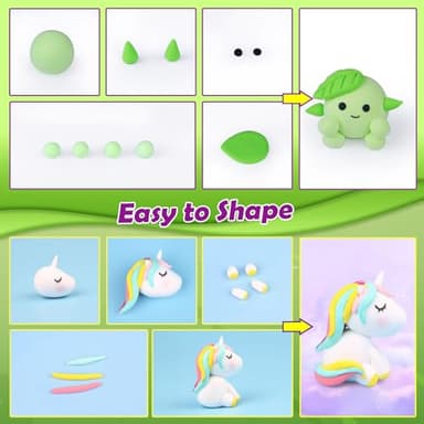 Air Dry Clay 100 Colors, Modeling Clay for Kids, DIY Molding Magic Clay, Gift for Kids - Image 4