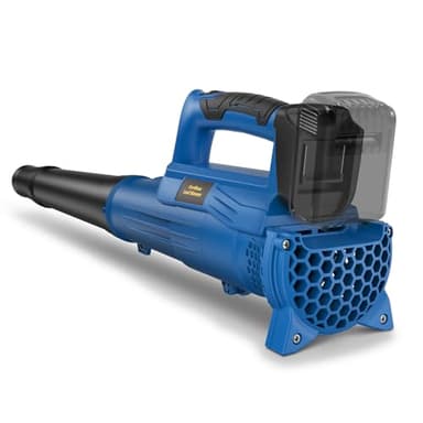 Cordless Leaf Blower for Dewalt 20V Battery, 400 CFM Electric Leaf Blower with 130-MPH, Copper Motor & Turn on Hold Mode, Built-in Protection for Lawn Care (NO Battery) (Yellow) - Image 7