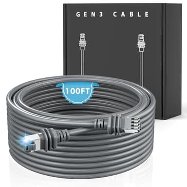 SVANE Starlink Gen 3 Cable 100FT/30M, Extension Ethernet Waterproof Cable, High Speed, 2000 Mbps, Indoor/Outdoor, Compatible with Starlink Gen 3 - Image 1