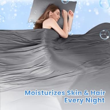 LUXEAR Gradient Cooling Blanket, Double-Sided Q-Max>0.5 Arc-Chill Summer Cold Blanket for Bed Sofa Chair Travel, Absords Heat to Keep Body Cool for Hot Sleeper & Night Sweats Adult Kids - Throw Gray - Image 4