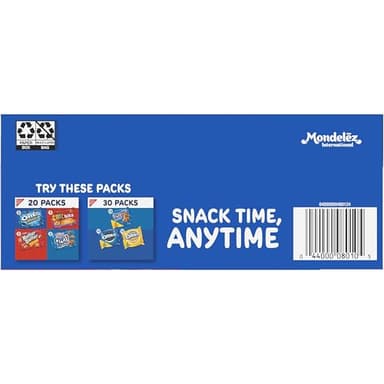 Nabisco Cookie Variety Pack, OREO Mini, Nutter Butter Bites, CHIPS AHOY! Mini, 40 Snack Packs (4 Boxes) - Image 15