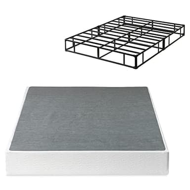ZINUS 9 Inch Metal Smart Box Spring with Quick Assembly, Mattress Foundation, Strong Metal Frame, Easy Assembly, Queen - Image 1