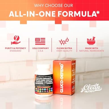 Clean Nutraceuticals Ceylon Cinnamon Turmeric Apple Cider Vinegar Ginseng Berberine Plus Bitter Melon Gymnema Milk Thistle Fenugreek - Image 5