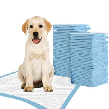 TBM Puppy Pads 100 Count - 23.6" x 23.6" - Super Absorbent Pee Pads for Dogs - Premium Leak-Proof - Pets Potty Training Essentials - Disposable Quick- Dry Pads for Puppies | Cats | Rabbits - Image 1
