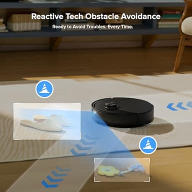 roborock Q10 S5+ Robot Vacuum and Mop, 10,000Pa Suction, Upgraded from Q8 max+, 70 Days Self-Emptying, Obstacle Avoidance, Sonic Mopping, Dual Anti-Tangle Design, Auto Mop Lifting, Ideal for Pet Hair - Image 3
