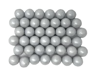 YANKEETRADERS Silver Fruit Flavored Gumballs 1", 2 Pounds Bulk - Image 3
