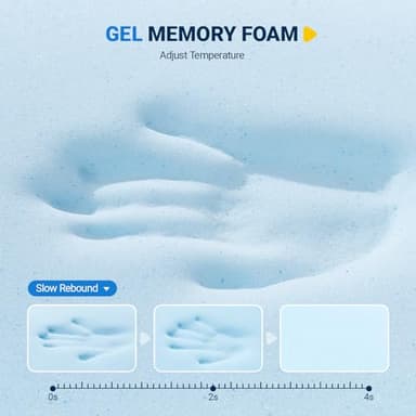 Avenco King Mattress, 12 Inch Gel Memory Foam Mattress King Size, Mattress in a Box for Fresh Sleep and Pressure Relief, Medium Firm Mattress with Motion Isolation, CertiPUR-US Certified - Image 3