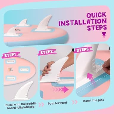 Tuxedo Sailor 10'6"×33"×6" Inflatable Stand Up Paddle Board with Premium SUP Accessories,Paddle Boards for Adults & Youth of All Skill Levels - Image 7