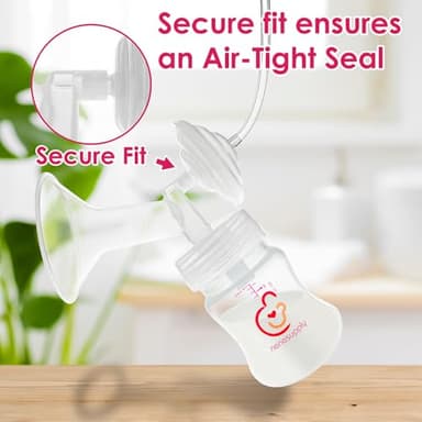 Nenesupply 17mm 2 pc Flanges Compatible with Spectra S2 S1 9 Plus Synergy Gold Breastpump Replacement to Spectra Pump Parts Flange Accessories Wide Mouth Work with Valve Backflow Protector Bottle - Image 5