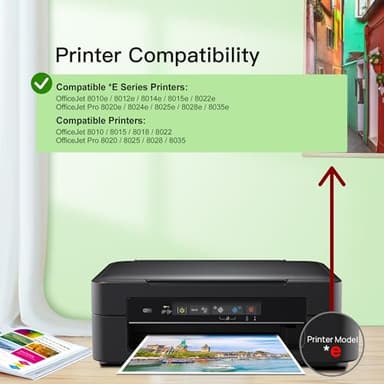 910XL Ink Cartridges for HP Printers (4-Pack) Replacement for HP 910XL Ink Cartridges Combo Pack Work for OfficeJet 8010 8020 Series, Pro 8020, 8030 Series Printer 3JB41AN | Black Cyan Magenta Yellow - Image 2