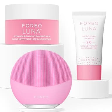 FOREO Luna Mini 3 - Premium Facial Cleansing Brush Bundle - Image 1