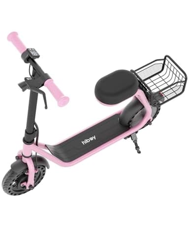 Hiboy Q2 Lite Kids Electric Scooter with Seat Ages 4-10 - 3-Speed Adjustable, UL Certified, Up to 9.3 MPH with 100W Motor, 5-Mile Range, LED Neon/Brake Lights, LCD Display - Pink - Image 9